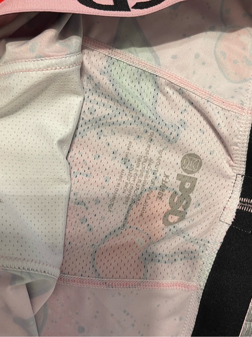 PSD Men’s Cherry Print Boxer Briefs in Pink and Red - Picture 2 of 3